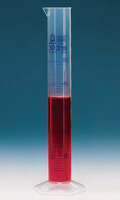 Measuring cylinder, tall form, made of plastic, 50 ml