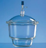 Desiccator with tube cover and valve , Ø 300 mm