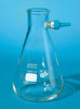 Filtration flask, glass, 1000 ml, with threaded fitting