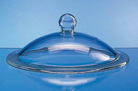 Knopfdeckel für Exsikkator, Glas, Ø 250 mm