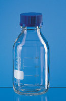 Thread bottle 250 ml, clear glass, narrow neck, borosilicate glass 3,3, autoclavable