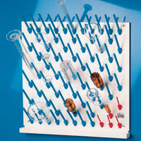Plastic draining rack, 60x60 cm, with draining channel and rods