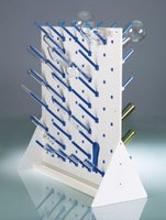 Draining rack, 50x50 cm, with draining channel and rods