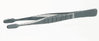 Coverglass forceps, sharp/bent, 18/10 steel, 105 mm