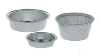 Aluminium sample dishes, Ø 96 mm, 26 mm, 100 pc.