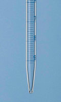 graduated pipette, complete operational sequence, 2 ml, division 0,1 ml