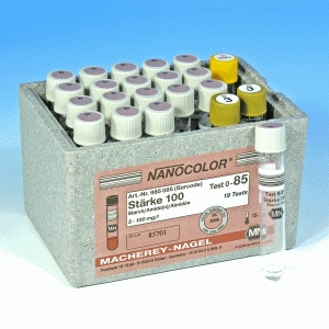 MN Nanocolor® Rundküvetten Stärke 100