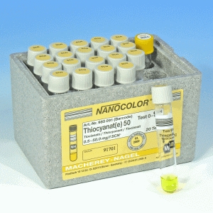 MN Nanocolor® Rundküvetten Thiocyanat 50