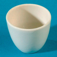 Melting pot, medium form, porcelain, 10 ml, Ø 30 mm, H= 25 mm