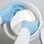 zetClean Multitex® DR wiper roll to Wiper Bowl® Safe & Clean