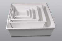 Laboratory trays / spill throughs set of 6
