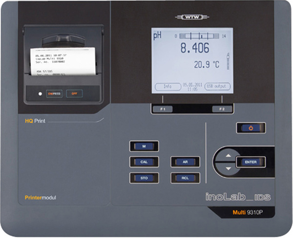 WTW inoLab® Multi 9310P IDS, multiparameter benchtop meter with integrated printer