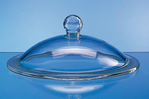 Knopfdeckel für Exsikkator, Glas, Ø 300 mm