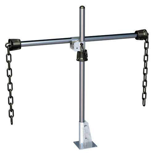 FLEXDIP CYH 112 Standsäule für Bodenmontage zur Aufnahme von Eintaucharmaturen mit Kettenhalterung