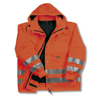 Arbeits-Allroundjacke, "Rofa", Wetterschutz EN343 und Warnschutz EN471 mit einziehbarem Winterfutter