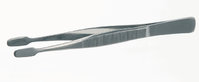 Deckglaspinzette, spitz/ gebogen, aus 18/ 10 Stahl (Typ 2), 105 mm lang