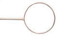 Rescue rod with ring, aluminium, 6m length