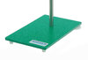 Stand bases, steel varnished, DIN 12892, 210 x 130 mm