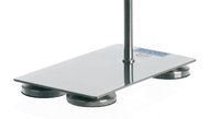 Stand bases 18/10 stainless steel , 210 x 130 mm